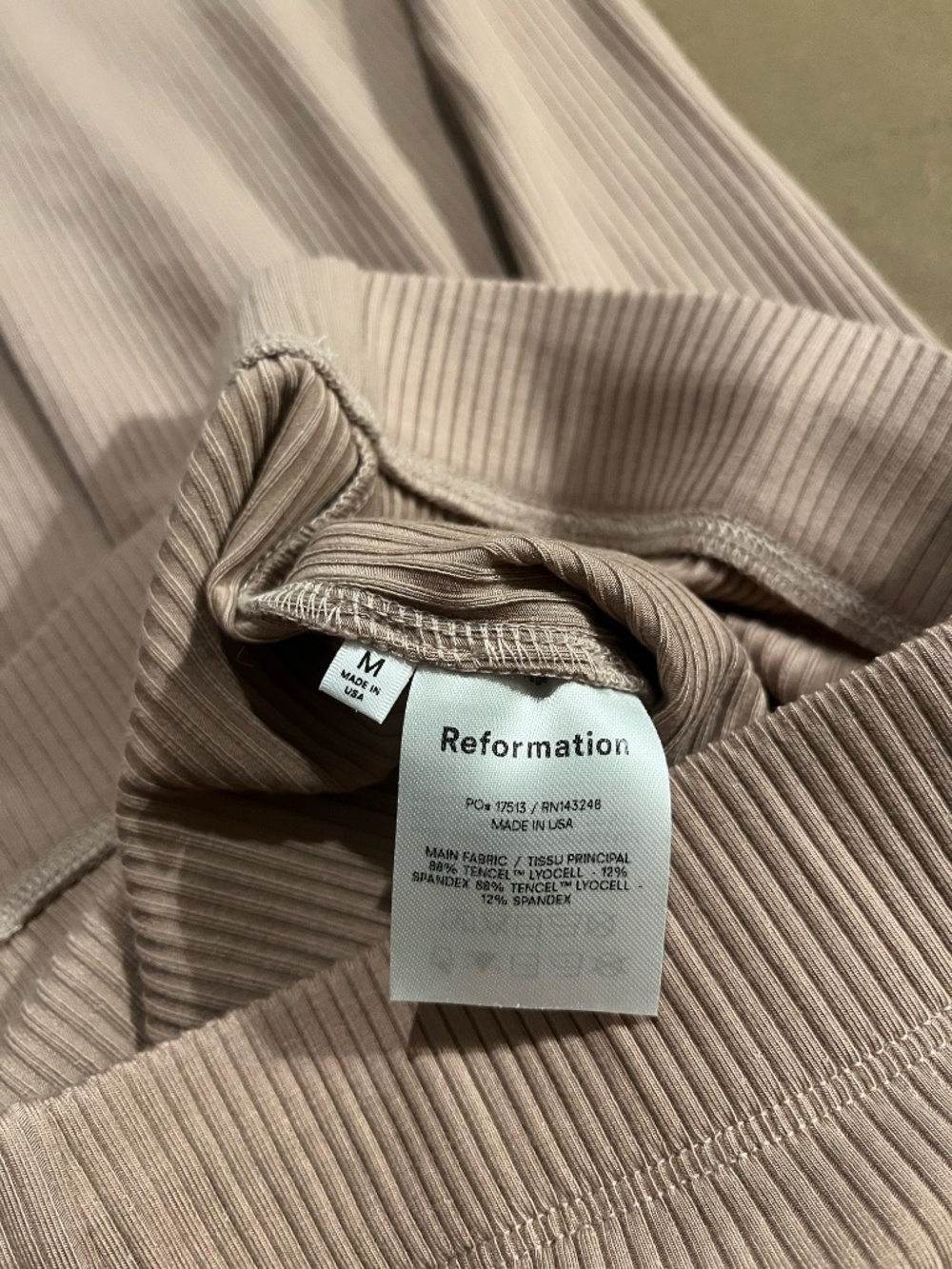 Reformation Ribbed Loungewear Pants - Picture 6 of 7